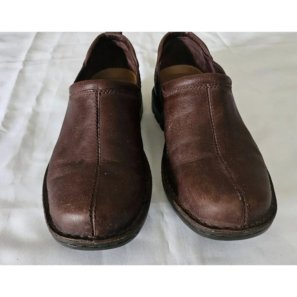 UGG Australia Men's Brown Leather Dyersville Loafer Shoe Size 9.5 - Picture 4 of 12